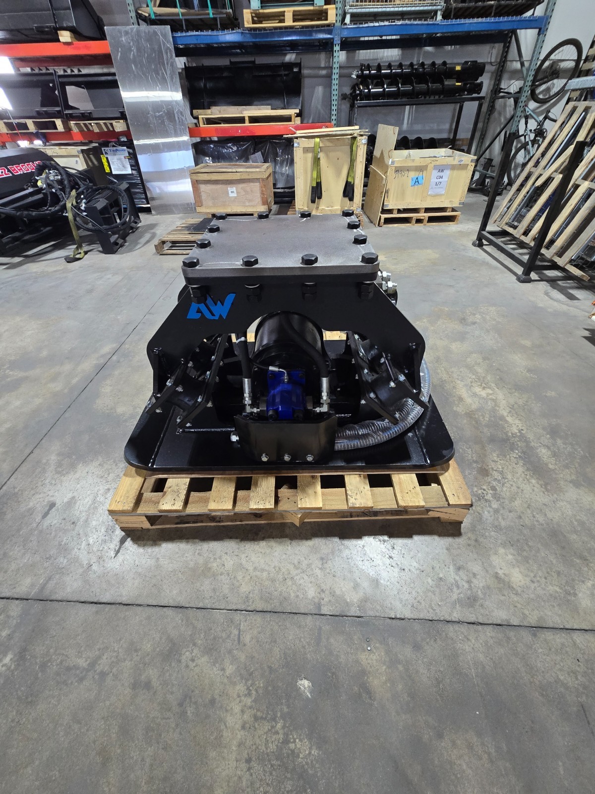 Excavator Compactor Plate - Excavators up to 25 tons - 36″ x 53″ Plate