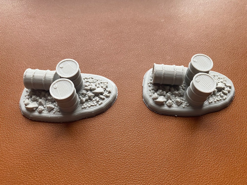 Warhammer 40k Terrain - 3D printed Barrels, 2 pack