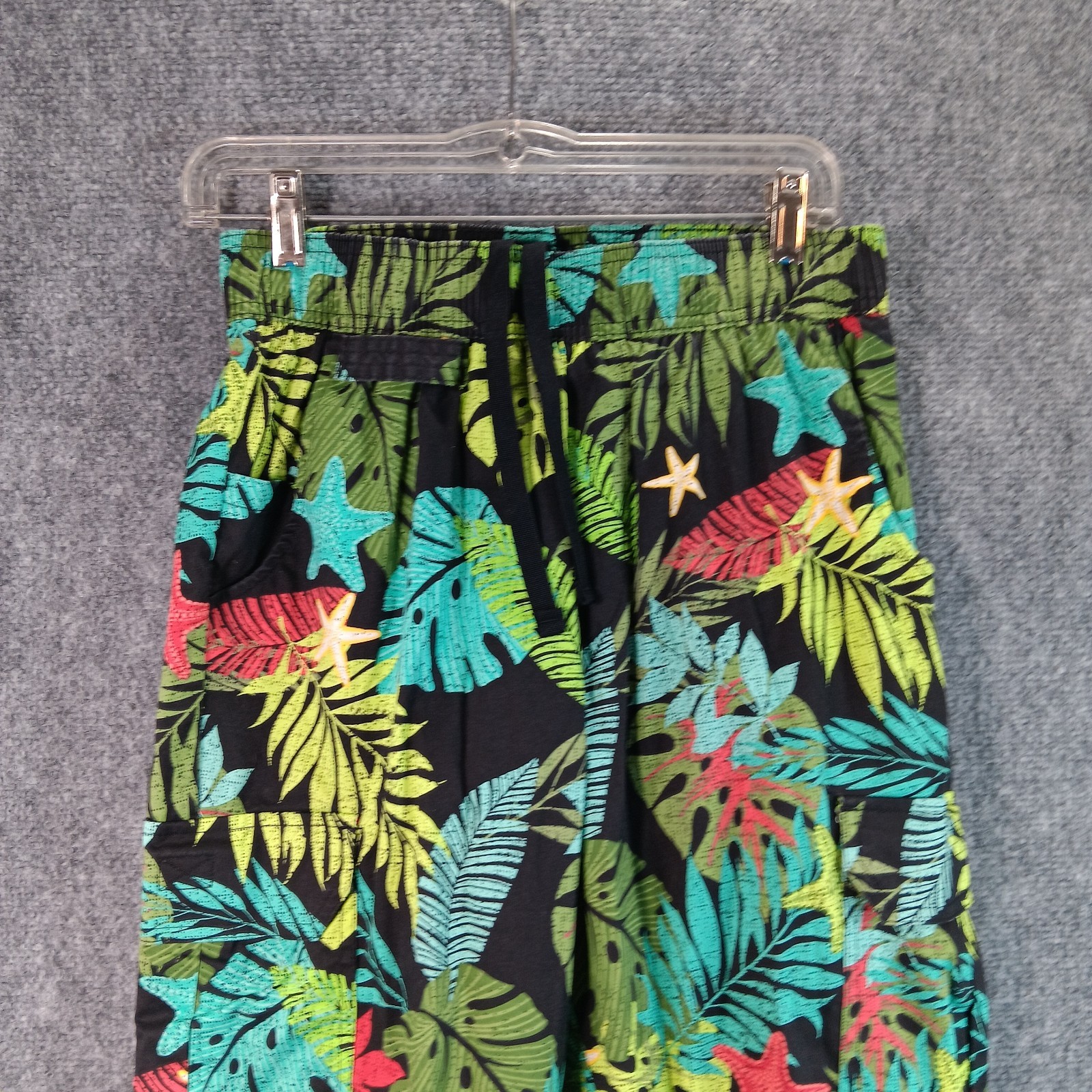 Chef 360 Utility Jogger Chef Pants Mens Small Multi Tropical Stretch 7 Pocket