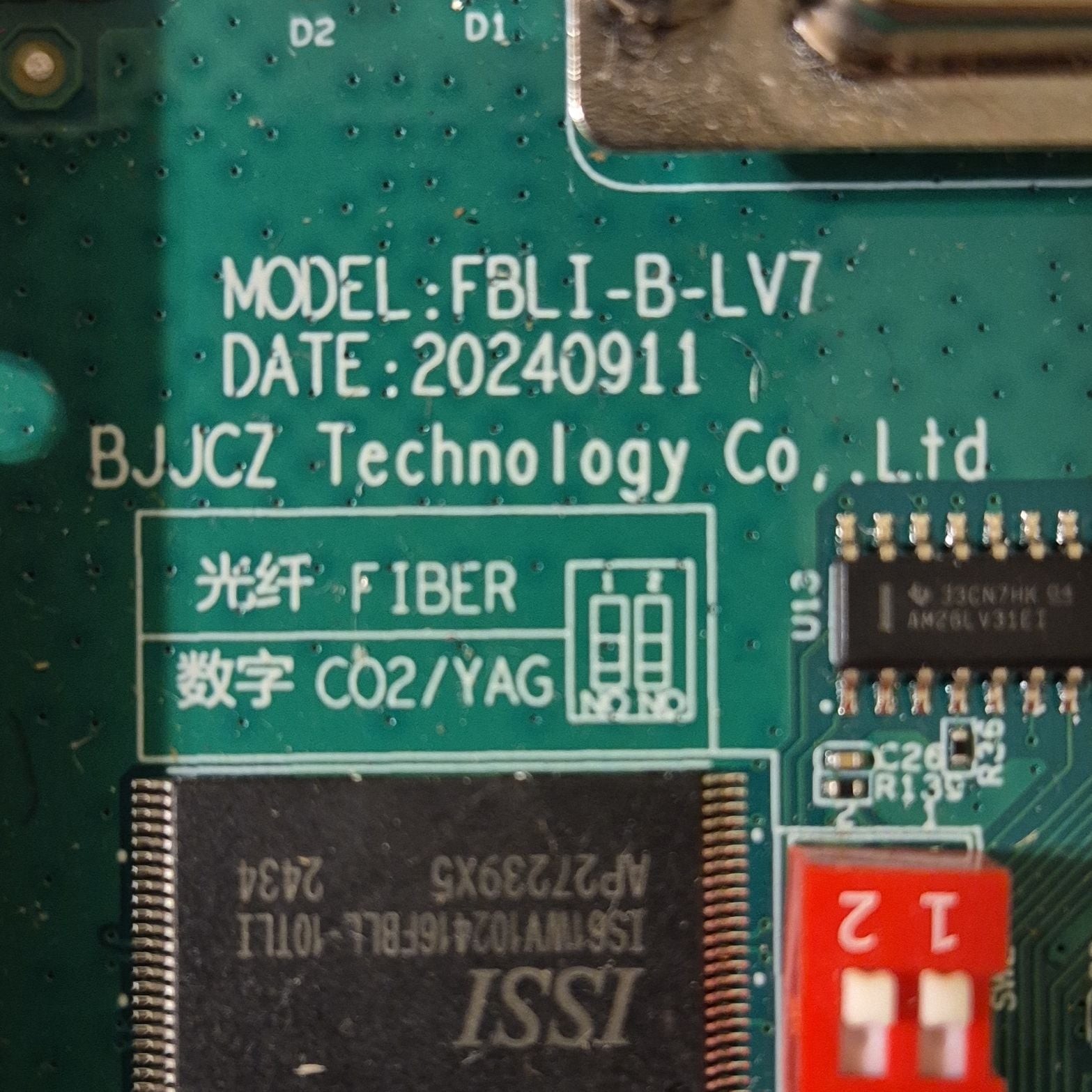 BJJCZ FBLI-B-LV7 Fiber Laser Marking Control Board EZCAD System Card
