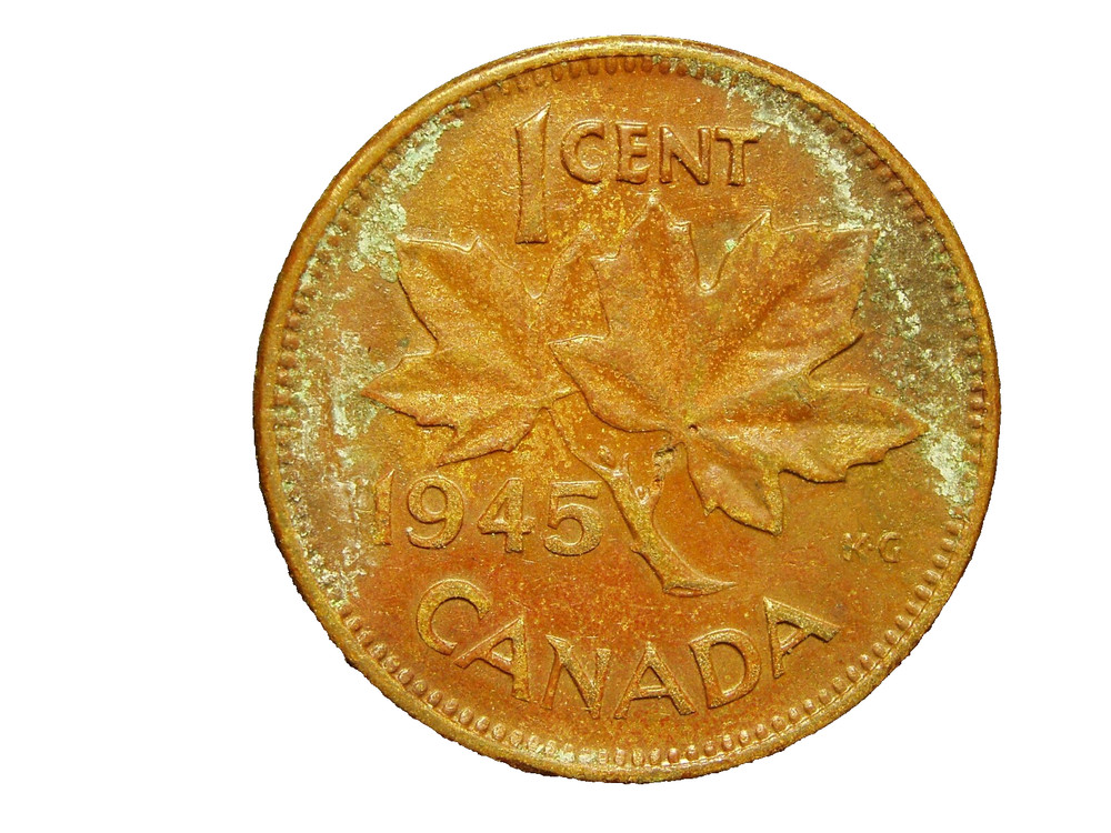 CANADA  1945  1 CENT COIN  #4