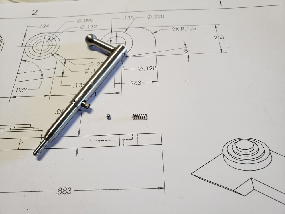 Early Sheridan Model C  2 pc Bolt