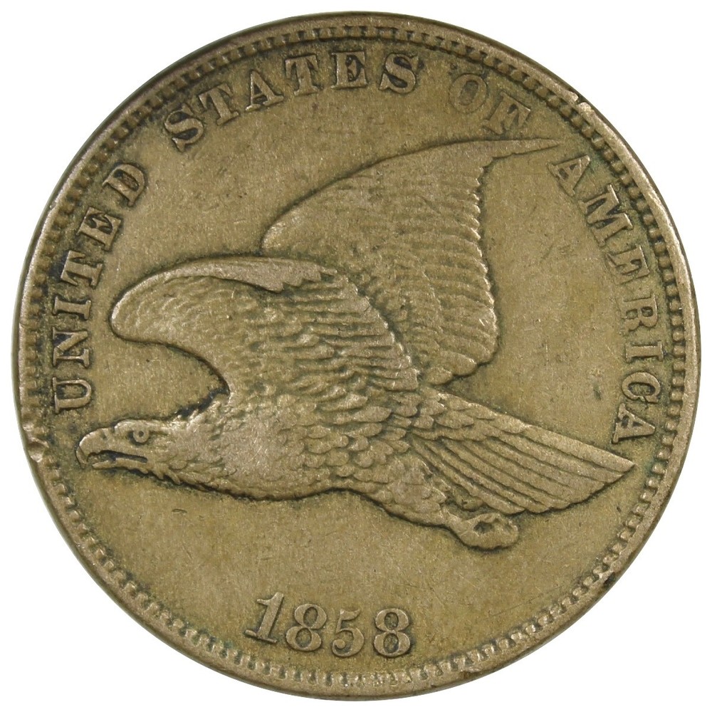 1858 Large Date Flying Eagle Cent XF EXTRA FINE A2987