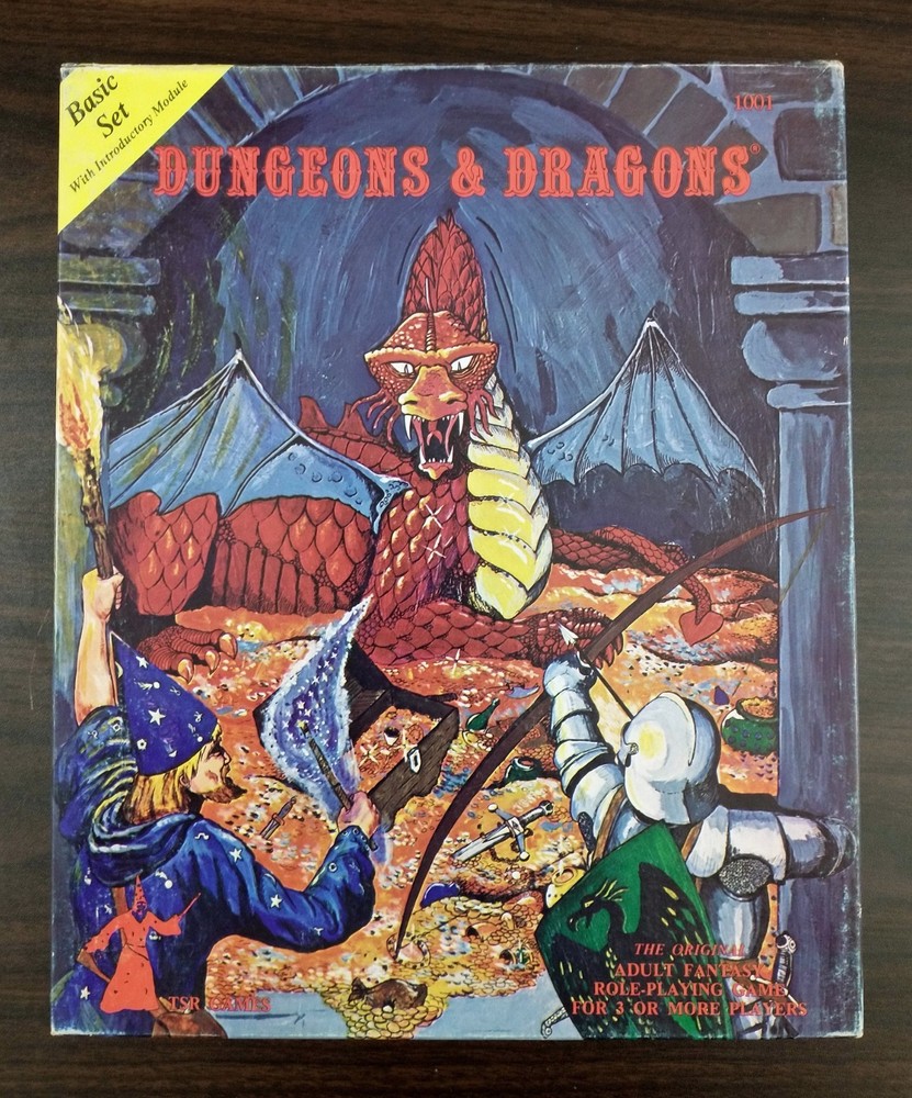 D&D Dungeons & Dragons Holmes Basic Set 4th+ printing 1979 TSR sealed dice