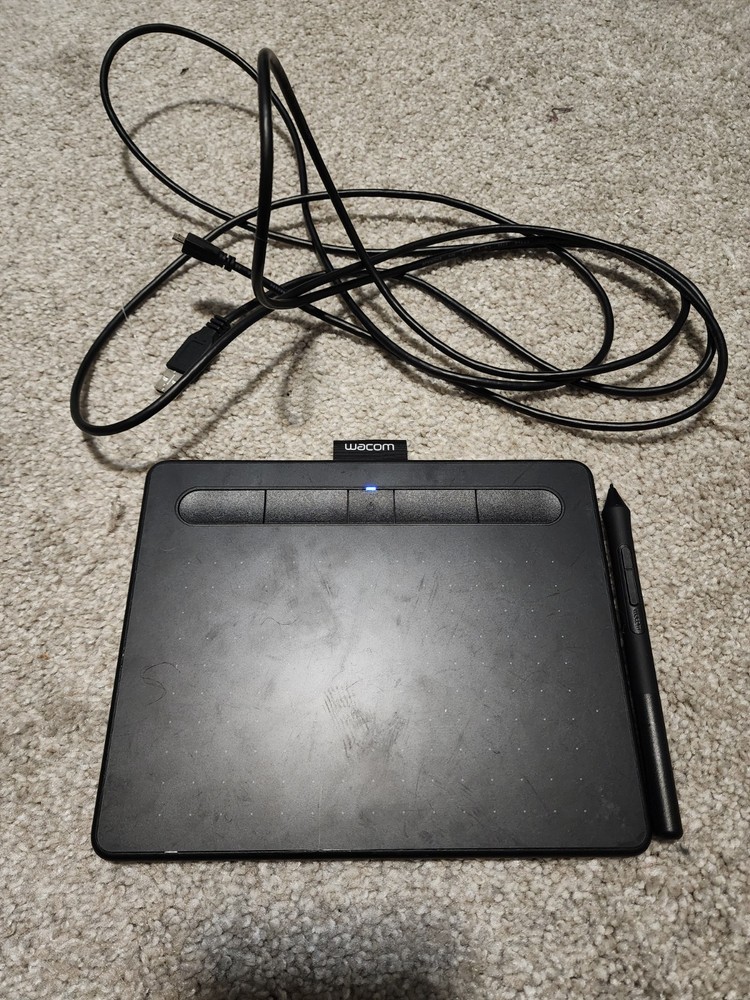 Wacom Intuos S Wireless Drawing Graphics Tablet - Black