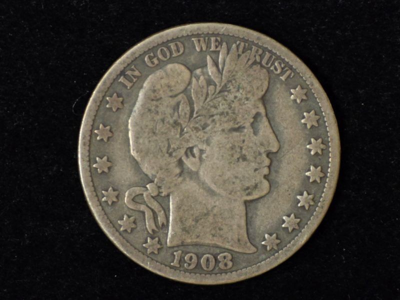 1908-O Barber Silver Half Dollar Fine 20305