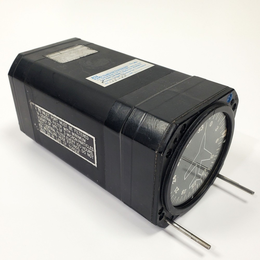 NEEDS OVERHAUL Edo-Aire Directional Gyro 4000C P/N 1U262-003-14 - Missing Knobs