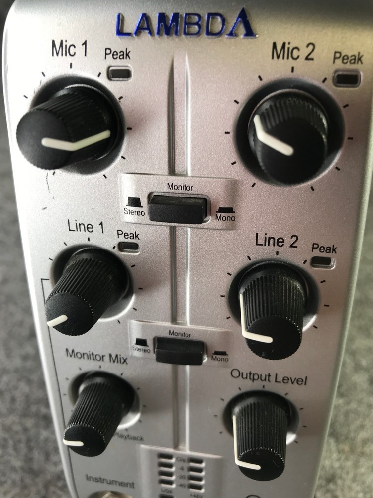 Lexicon LEXLAMBDAV Lambda USB Audio Interface Desktop Recording Studio v 2.0