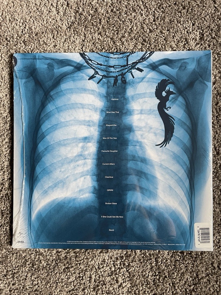 Lorde Virgin LP SIGNED INSERT 12" X-Ray Picture Disc
