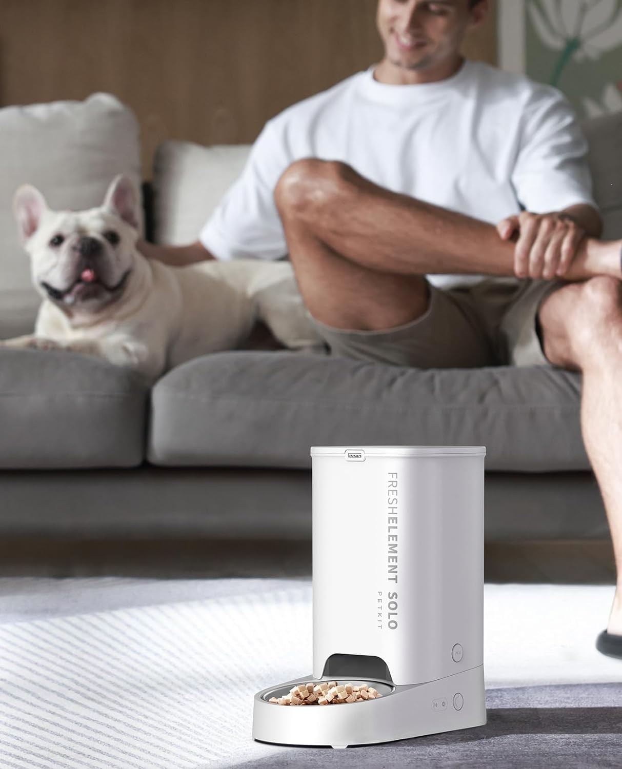 PETKIT 3L Automatic Cat Feeder, 2.4G WiFi Automatic Dog Feeder, Schedule Feeding