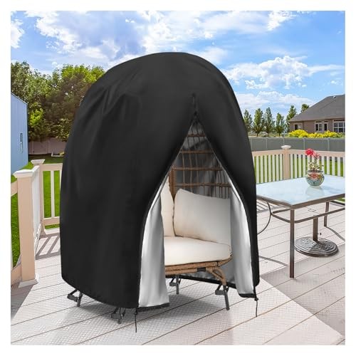 Outdoor Egg Chair Cover, 40inch Double Egg Chair Covers 40"L x 40"W x 56"H
