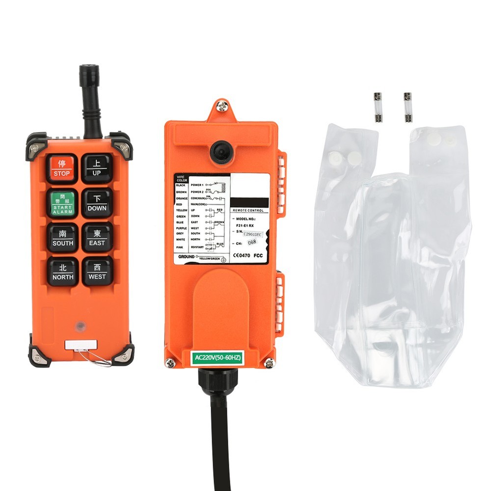220V Industrial Wireless Remote Control Transmitter Receiver F21-E1B