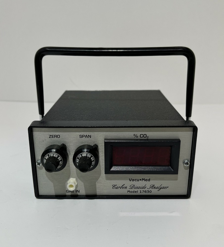 VACU MED CARBON DIOXIDE CO2 ANALYZER MODEL 17630