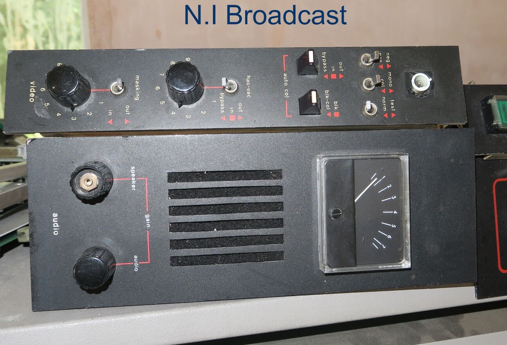 Rank cintel telecine remote panels / modules for desk all sold as shown include