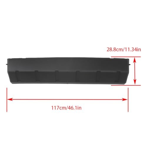 Plastic Front Bumper Lower Valance Panel Cover Black Replacement for Tundra