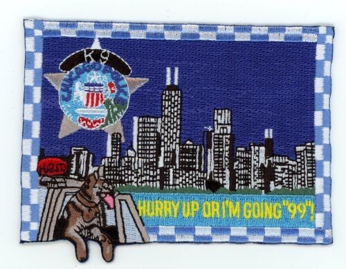 ILLINOIS IL CHICAGO POLICE K-9 NICE SHOULDER PATCH SHERIFF