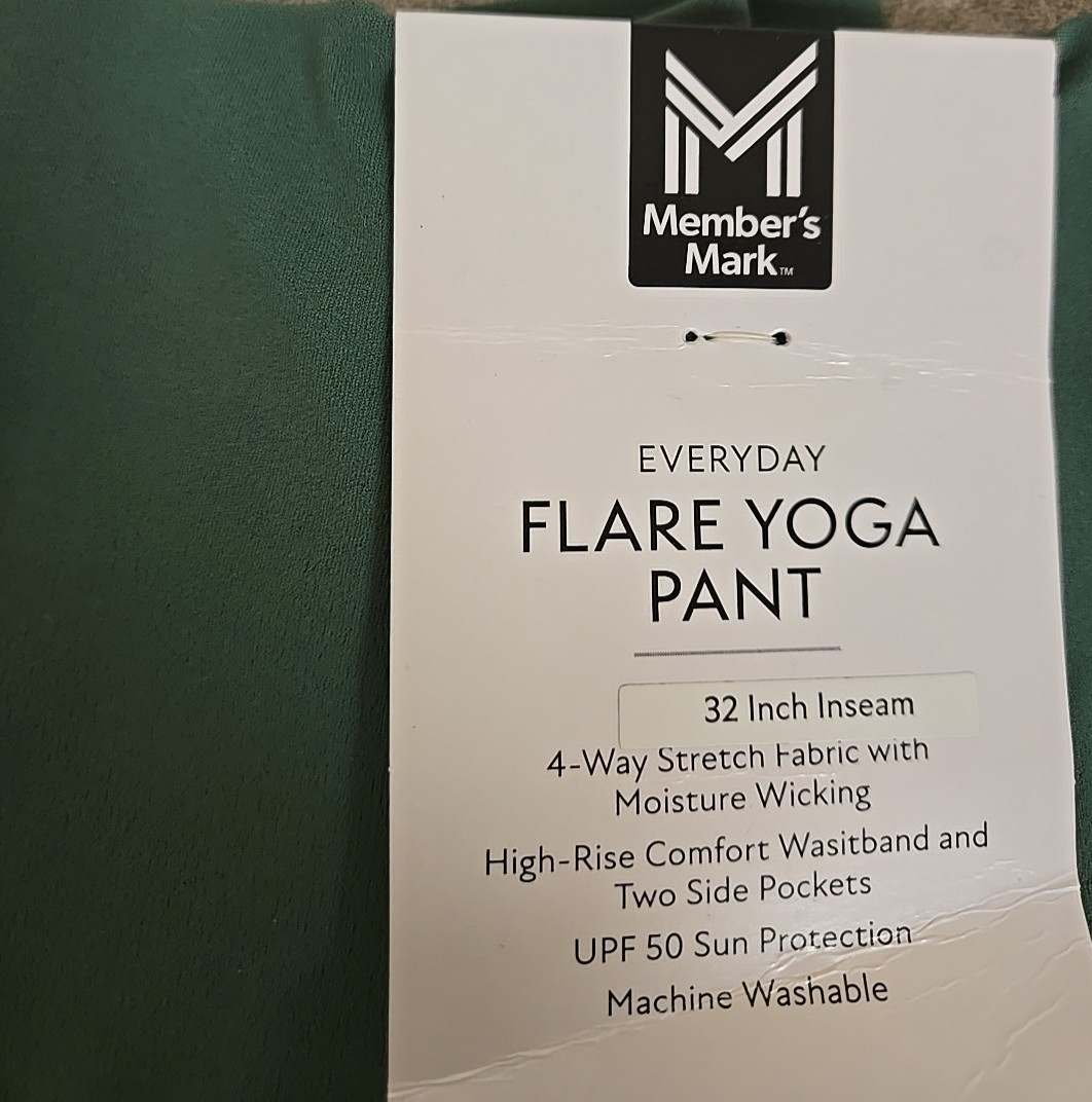 Member's Mark Everyday Flare Yoga Pant - NWT! Variety of Colors & Sizes
