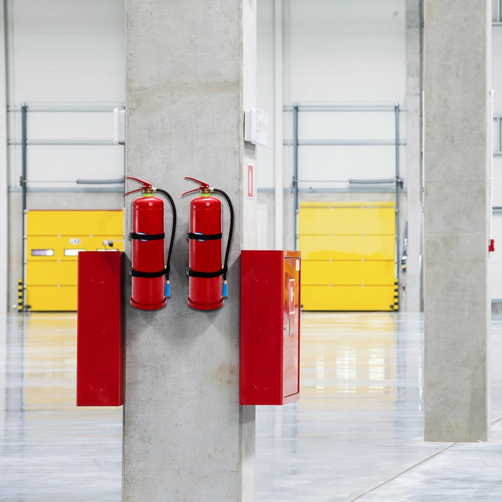 2 Pack Fire Extinguisher Mount Wall Bracket, Heavy Duty Wall Hanging Bracket ...