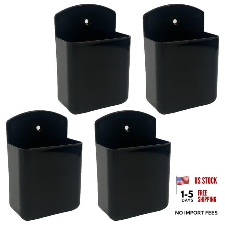 4 Pcs Remote Control Holder Wall Mount, Self Adhesive Wall Remote Control