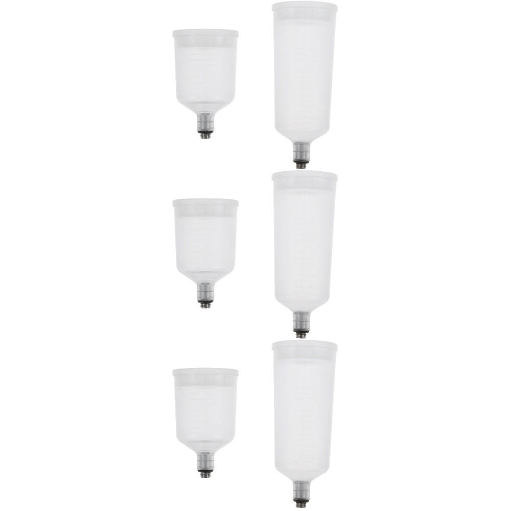 Set of 3 Airbrush Pot Mini Plastic Paint Cups Replaceable Split-type