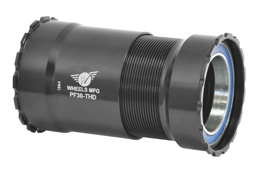 Wheels Manufacturing PressFit 30 Bottom Bracket  Threaded Black