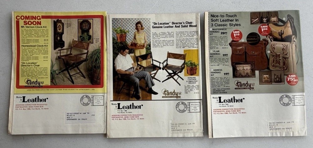 Vintage 1975-1978 Make It With Leather magazines 18+ Issues