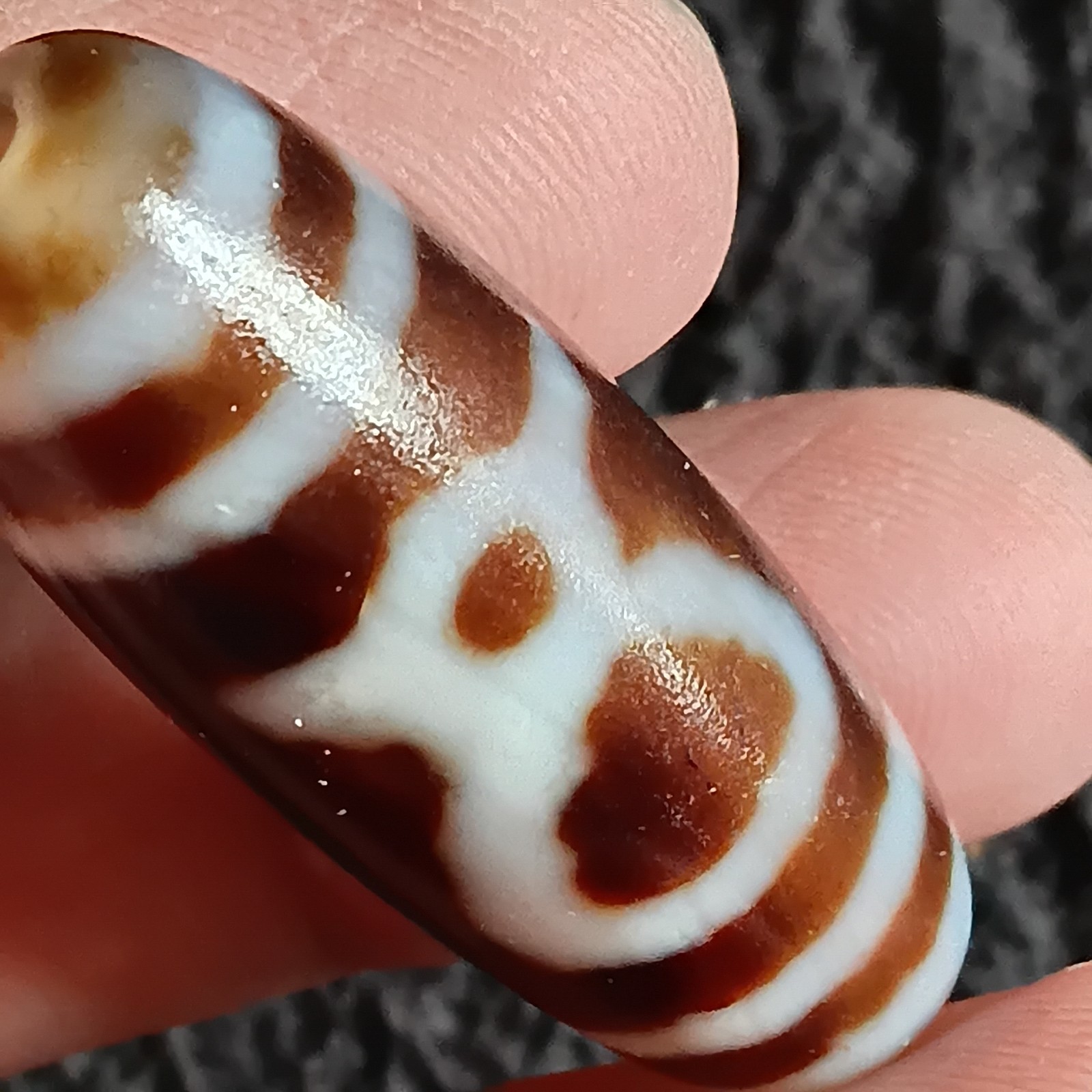 Tibetan Agate Pre 1800s Dzi Bead Lot