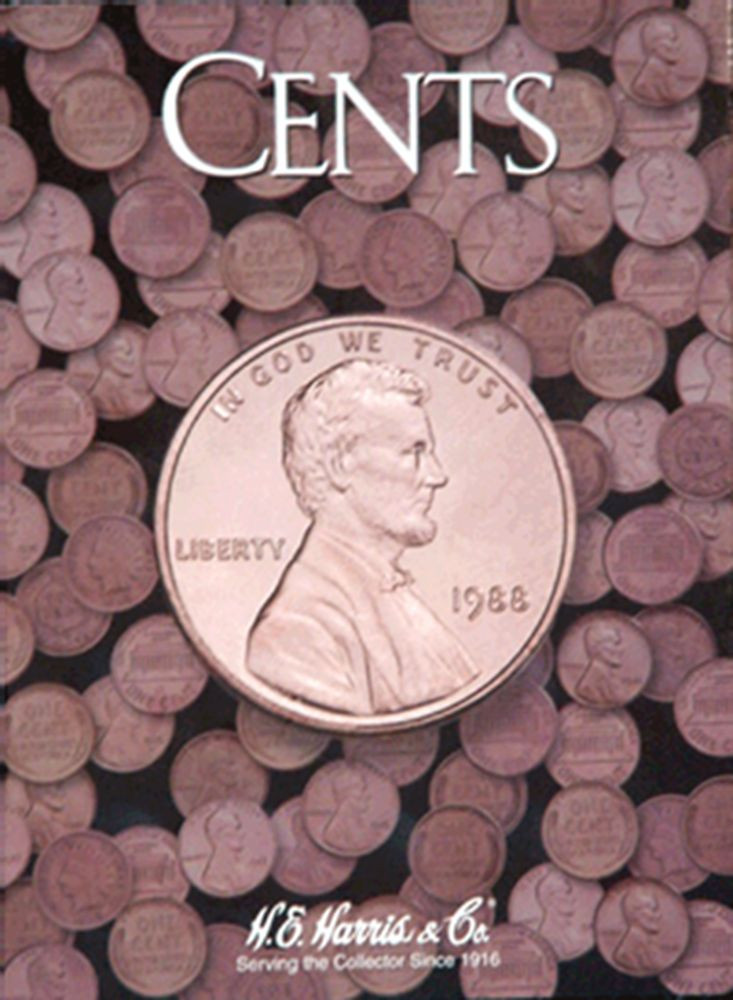 Plain Cent Coin Folder Album, Any Date by H.E. Harris