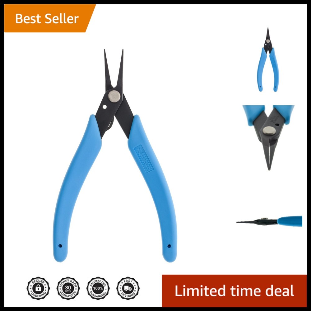 Versatile Tweezer Nose Pliers - Precision Construction for Electronics & Crafts