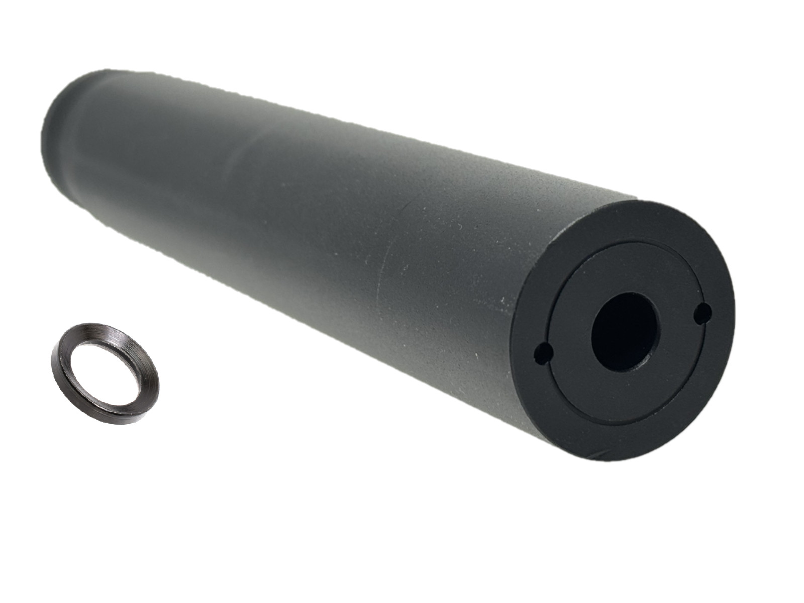 5.56 .223 1/2X28 Barrel Muzzle Extension Comp Solid Aluminum Tube + Free Washer