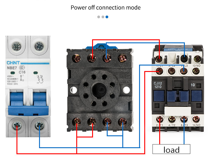 Time delay relay small power-off controller JSZ3A-E 220VAC 5-60s/10min/60min/6h