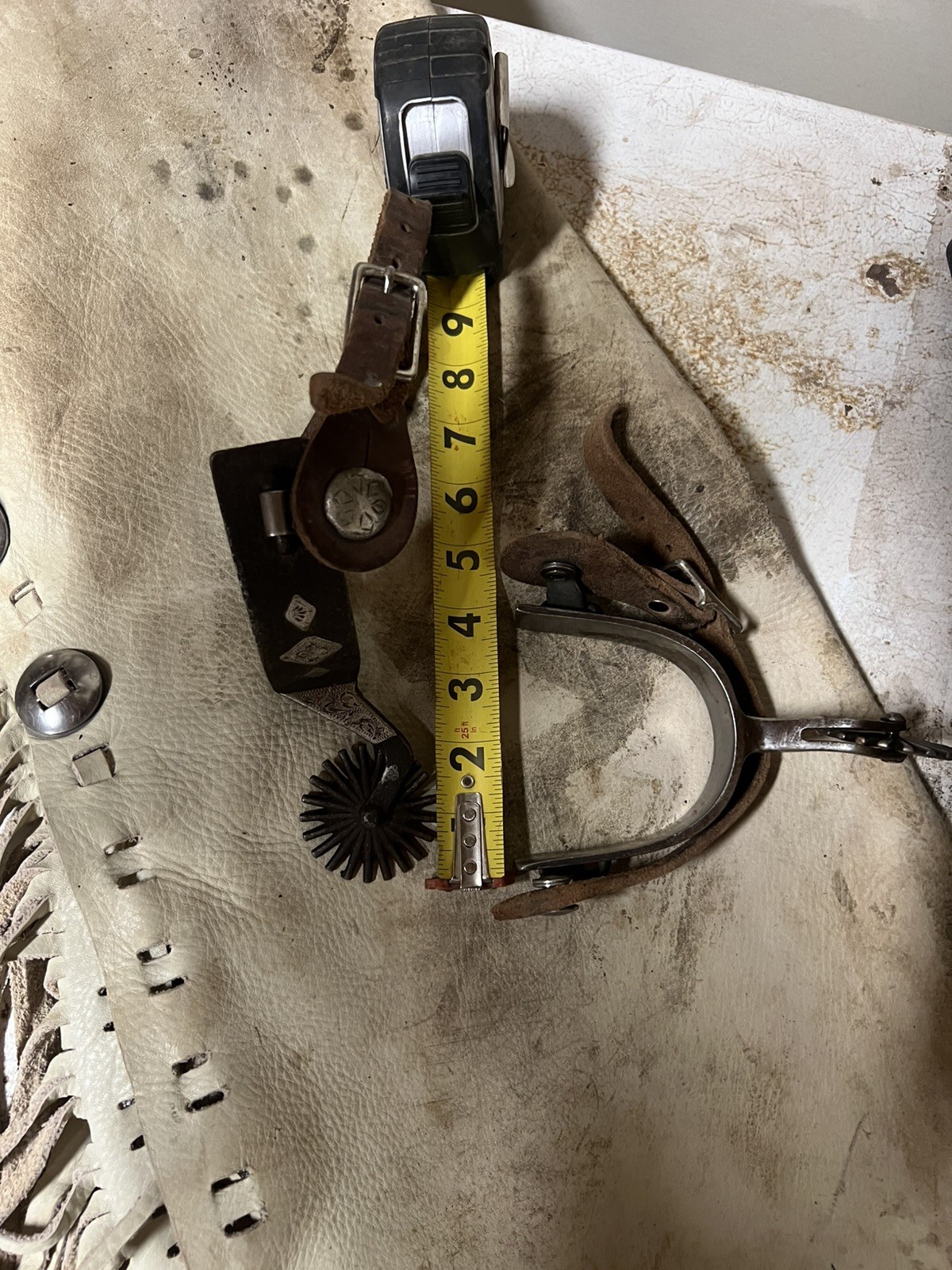 One Of A Kind, Crockett Spurs, Early Old School Cowboy