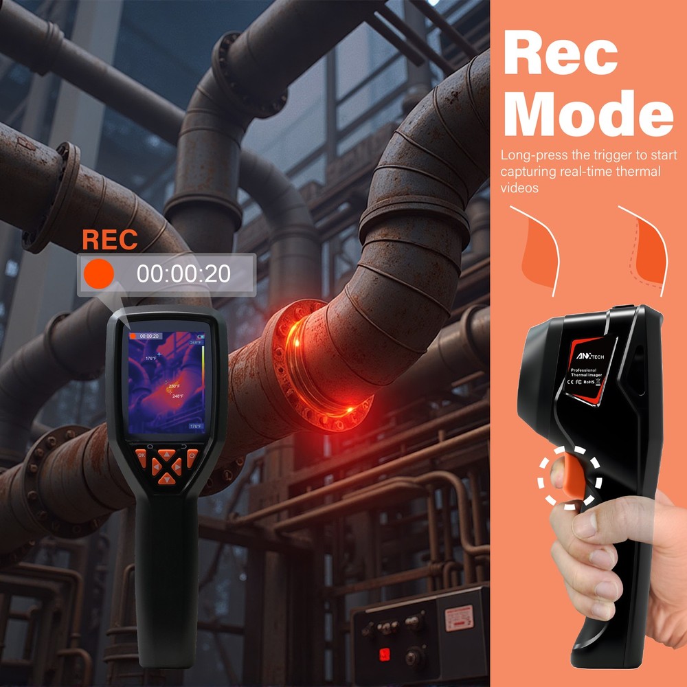 Thermal Temperature Imaging Camera TISR Resolution 320x240 ANXTECH