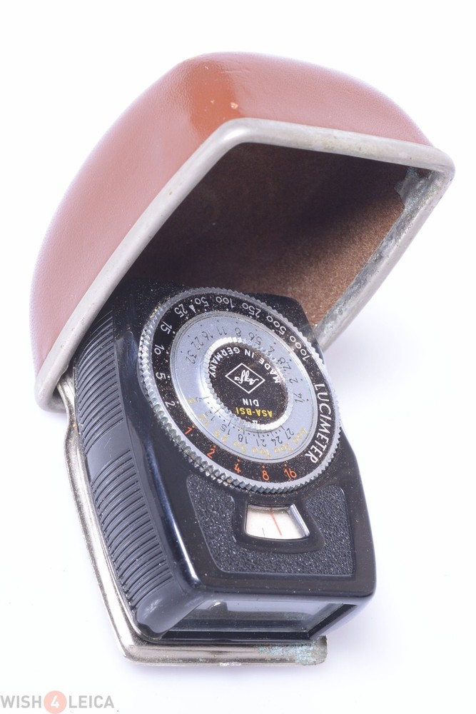 ✅ AGFA LUCIMETER LIGHT, EXPOSURE METER W/ CASE   *READ*