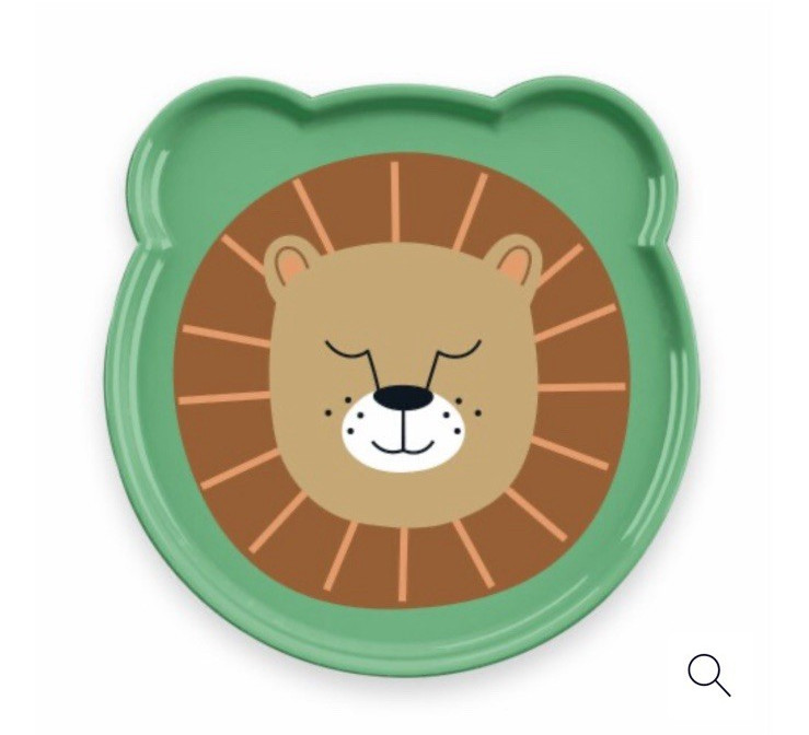TarHong Shaped Plate 4 Pack--Green Jungle