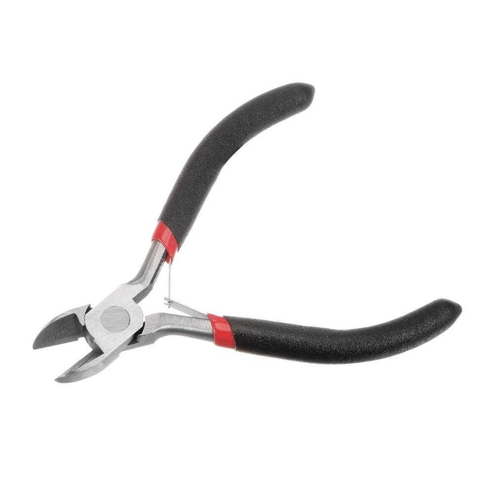 Wire Cutters 4.5" Diagonal Cutting Side Precision Pliers with Black Handle