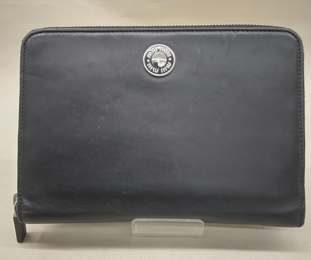 Miumiu Black Notebook Case