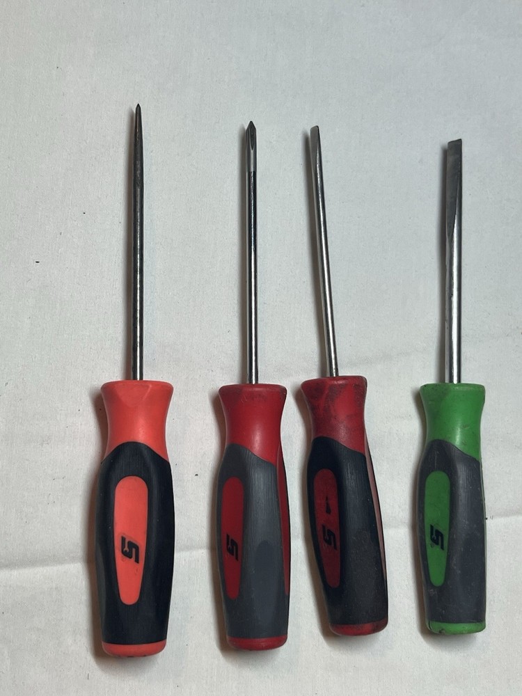 Snap-on Mini Screwdrivers & Pick (4 Pcs)