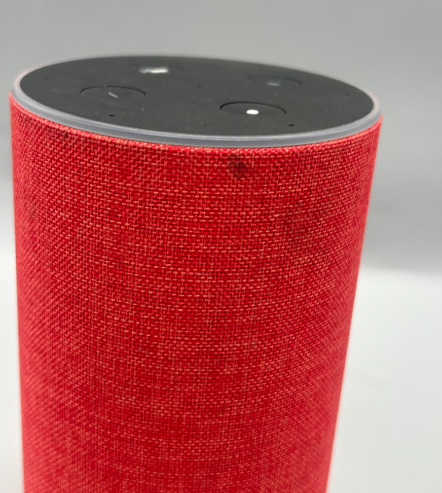 Amazon Echo (2nd Generation) Smart Speaker Alexa - Red