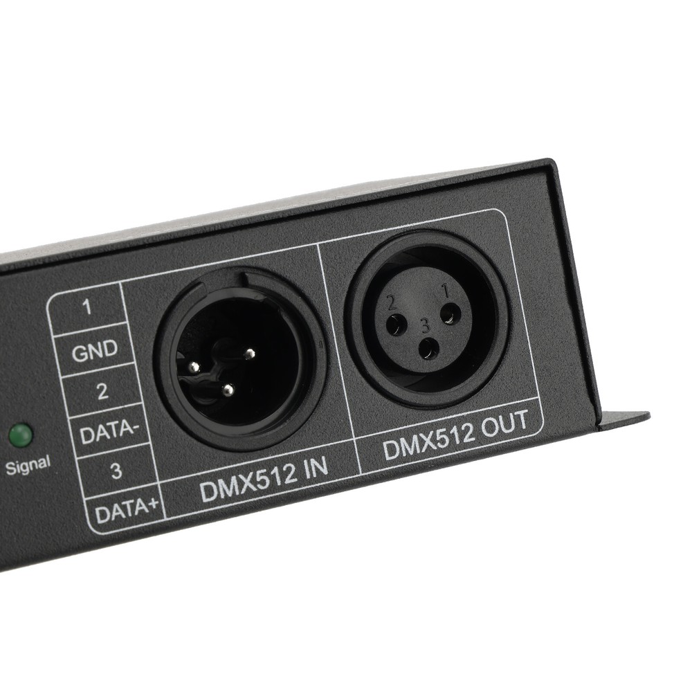 4 Channel DMX 512 Decoder RGBW PWM Dimmer Driver LED Strip Light Controller US
