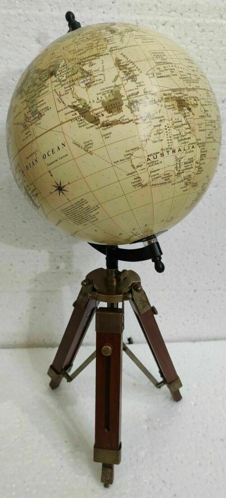 World Globe Celestial World Map Nautical Tripod for Home and Office Decor & Gift