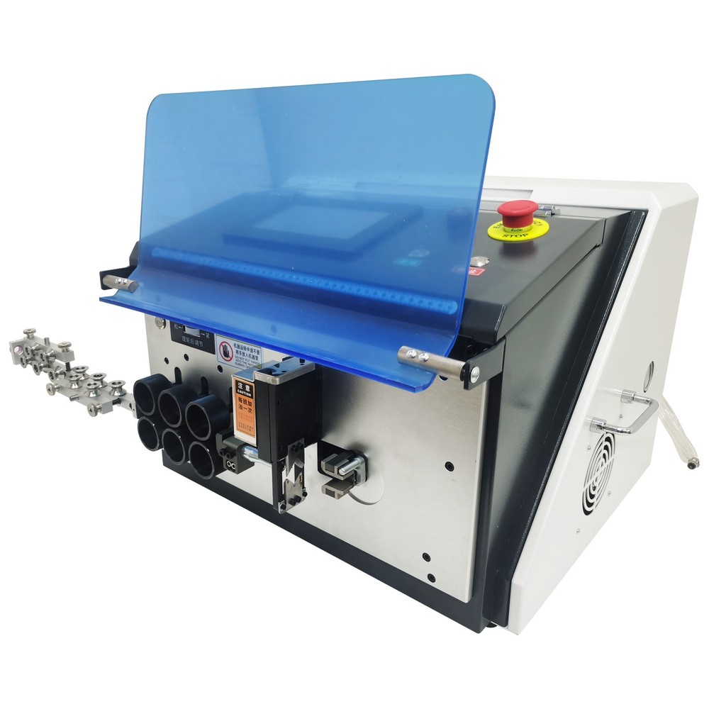 Automatic Computer Wire Stripping and Bending Machine 1-16mm² Multi-Angle Bender