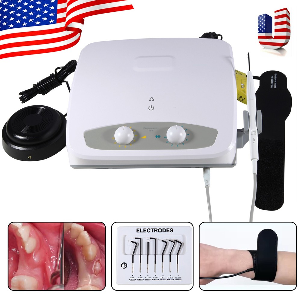Dental Electro Electrosurgery Unit Machine High Frequency Electric 7pcs Tips