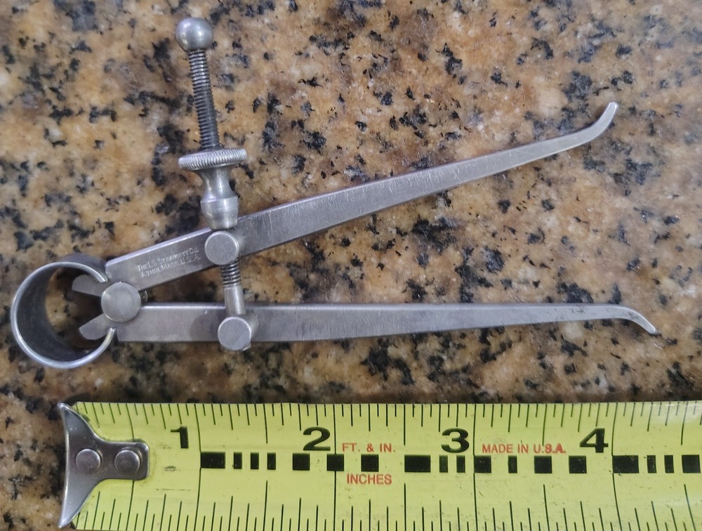 🗽 VINTAGE STARRETT 4-1/2" ID CALIPER