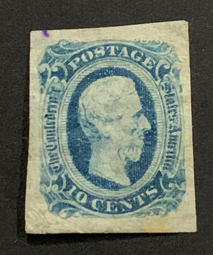 Travelstamps: US Stamps CONFEDERATE CSA SCOTT #11 MINT NG 10 cent