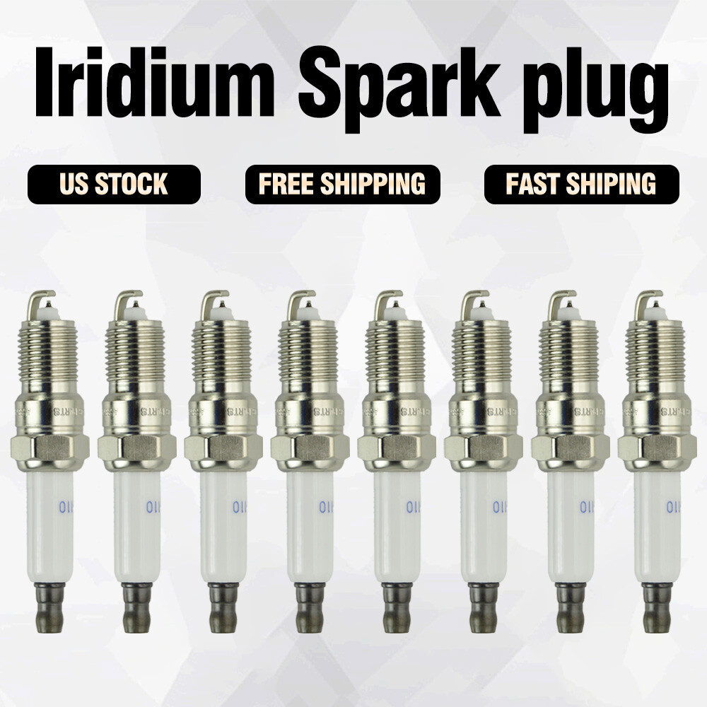 8PCS 9748UU Wires & 41-110 Spark Plugs Set For Chevy GMC 4.8L 5.3L 6.0L V8 NEW