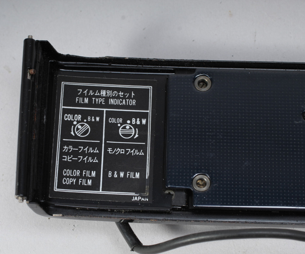 BLACK PAINT OLYMPUS OM RECORDATA BACK 1 UNTESTED FOR OM-1