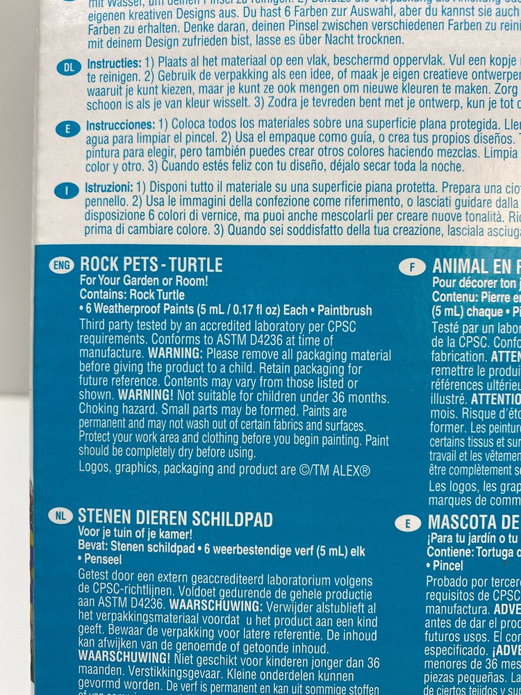 Alex Paintable Rock-Pets