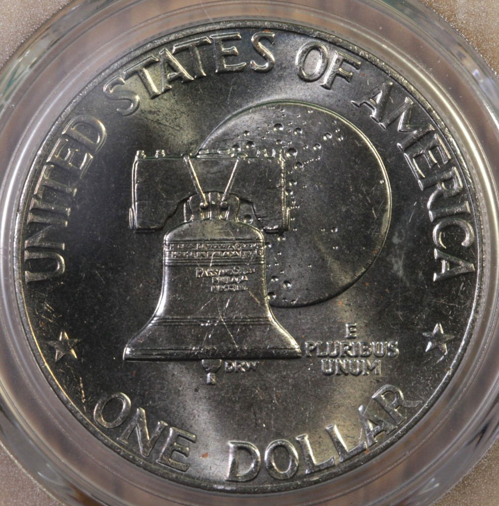 1976 D - Eisenhower Ike $1 Dollar - Type 2 - PCGS - MS65