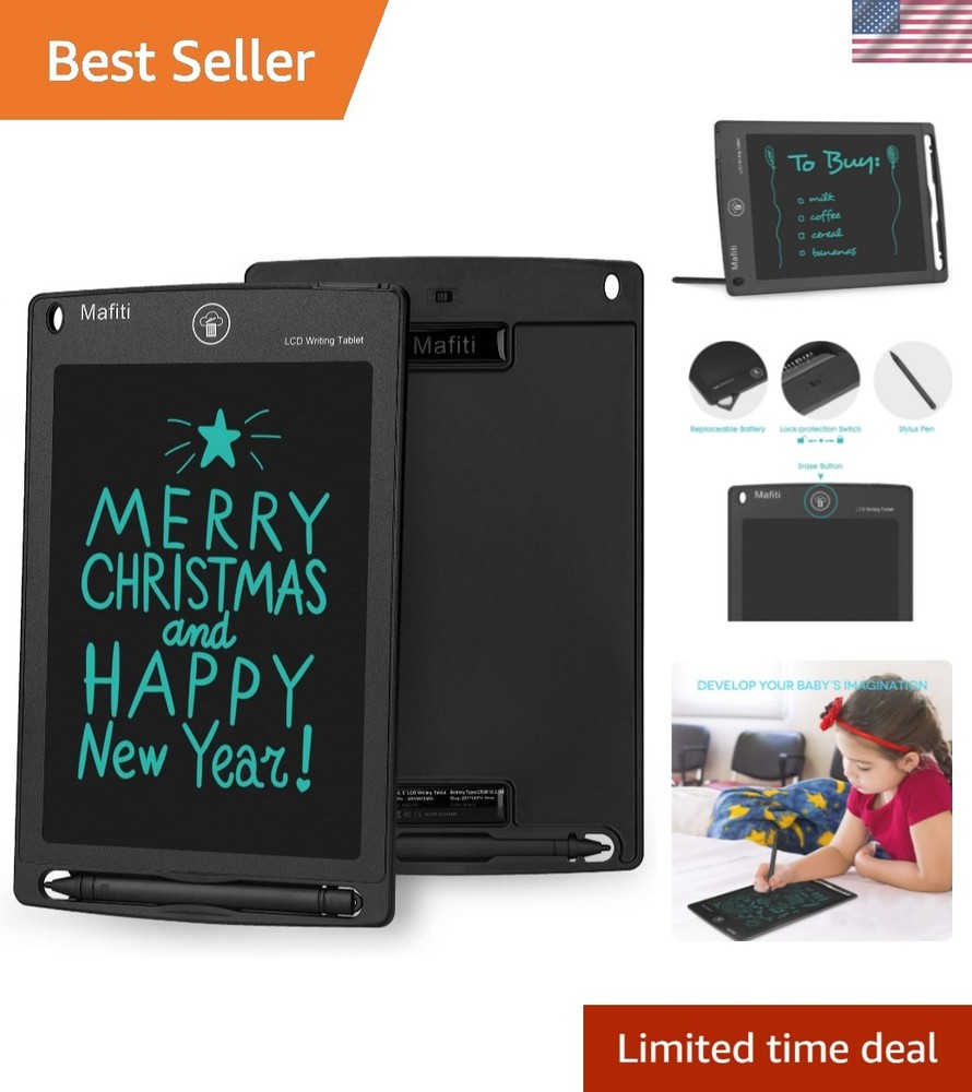 Thicker Writing LCD Tablet with Erase Function - Ideal Gift for Kids & Office